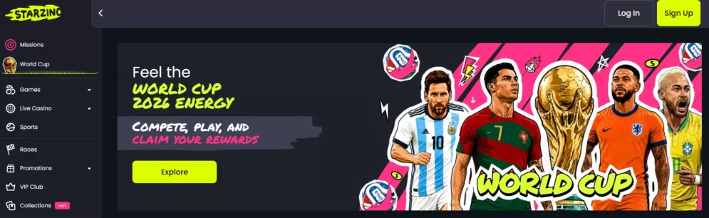 Starzino Casino – Tot €1.500 + 150 Gratis Spins Welkomstbonus