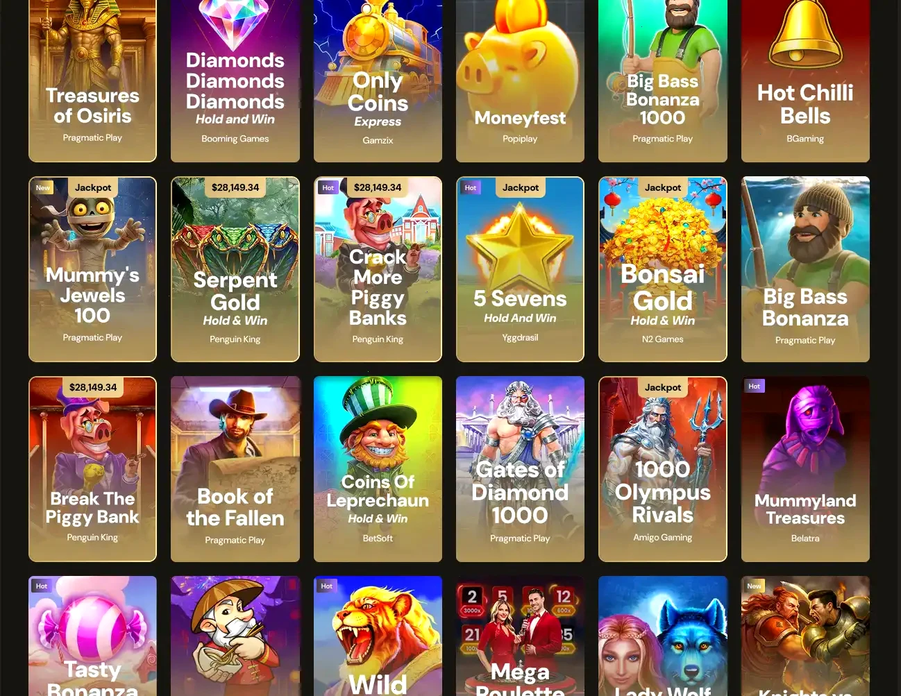 Starzino mobiel casino interface op smartphone